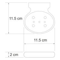 Набор Стакан Wasserkraft Berkel K-6828 + Мыльница K-6869