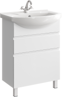 Мебель для ванной комнаты Aqwella Rodos 65 напольная, белая