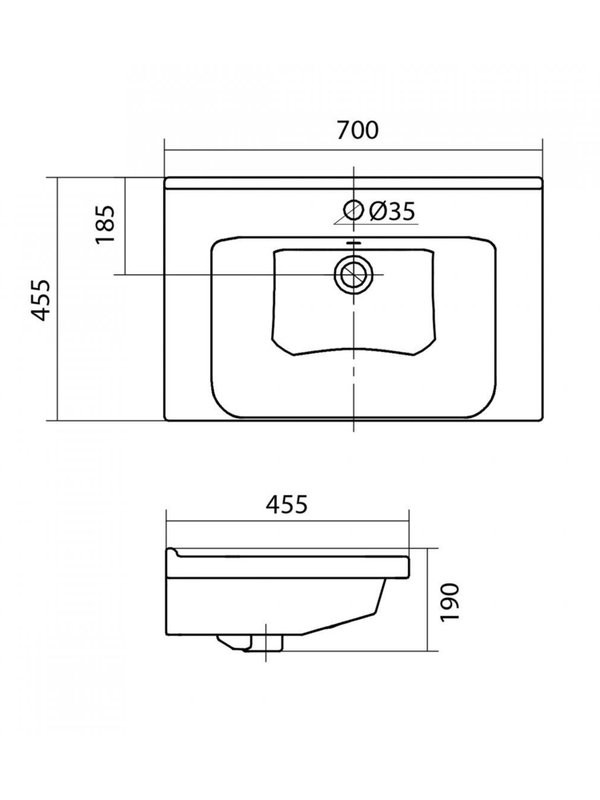 Тумба с раковиной SanStar Ориана 70 подвесная, серая, раковина Santek Миранда 70