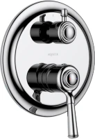 Встраиваемый смеситель для душа и ванны AQUATEK Классик AQ1546CR С ВНУТРЕННЕЙ ЧАСТЬЮ, хром