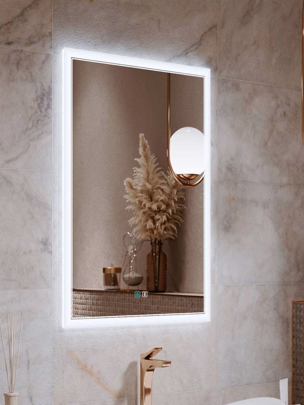 Зеркало Alavann Emma 50x80 с подсветкой, с антизапотеванием