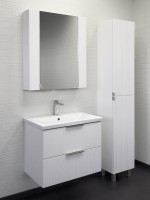 Мебель для ванной комнаты Comforty Лима 70П2 подвесная, матовая белая