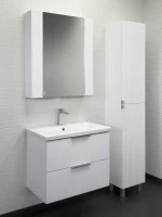 Мебель для ванной комнаты Comforty Лима 70П2 подвесная, матовая белая