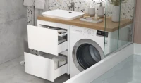 Тумба с раковиной Velvex Klaufs 56*60.2Y L под стиральную машину Тумба с раковиной Velvex Klaufs 56*60.2Y L под стиральную машину