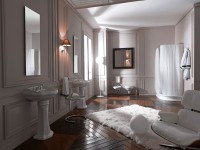 Раковина Kerasan Retro 104501 55 см, 1 отв., с пьедесталом