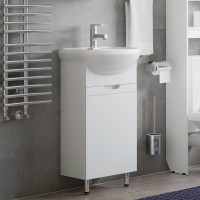 Мебель для ванной комнаты Corozo Лея 45 белая