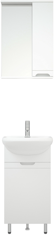 Мебель для ванной комнаты Corozo Лея 45 белая