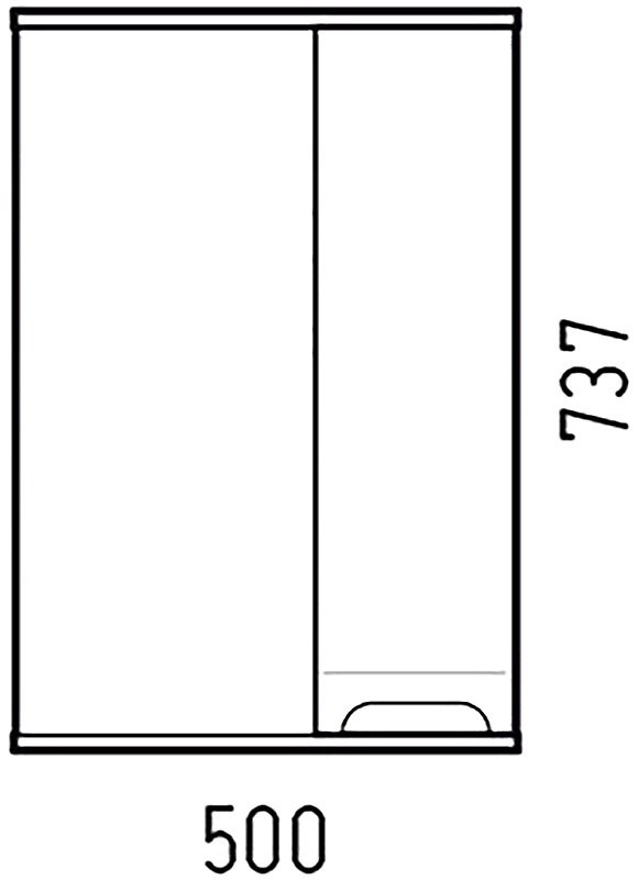 Мебель для ванной комнаты Corozo Лея 45 белая
