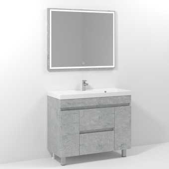 Мебель для ванной Vod-Ok Best 100 напольная, горный камень