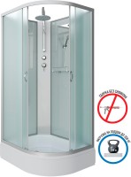 Душевая кабина Niagara Classic NG-33394-14LBKT 130х90 см, без крыши, с тропическим душем