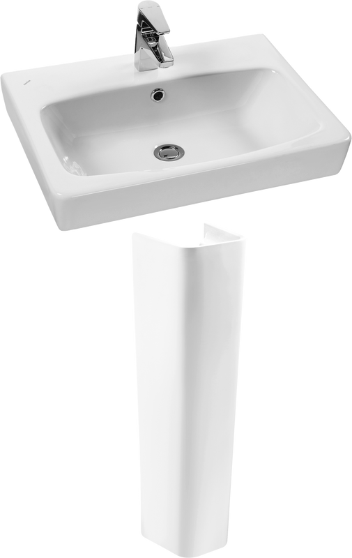 Комплект Раковина Santek Нео 55 + Пьедестал 1WH302182 белый