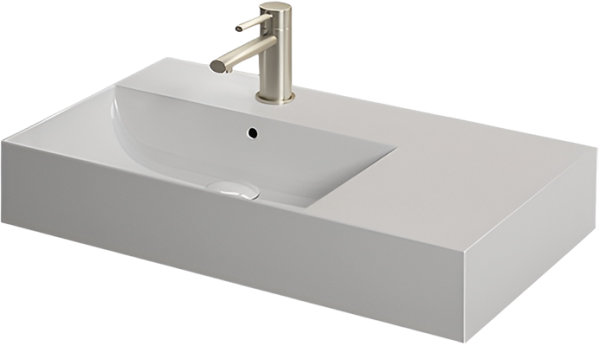 Мебельная раковина Hatria Bahia_13 BHD800465011TS0 80х46 см, столешница справа