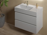 Мебельная раковина Hatria Bahia_13 BHD800465011TS0 80х46 см, столешница справа