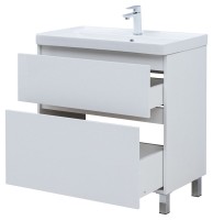 Тумба под раковину Aquanet Вега 80 794x460x790 напольная белый глянец Тумба под раковину Aquanet Вега 80 794x460x790 напольная белый глянец