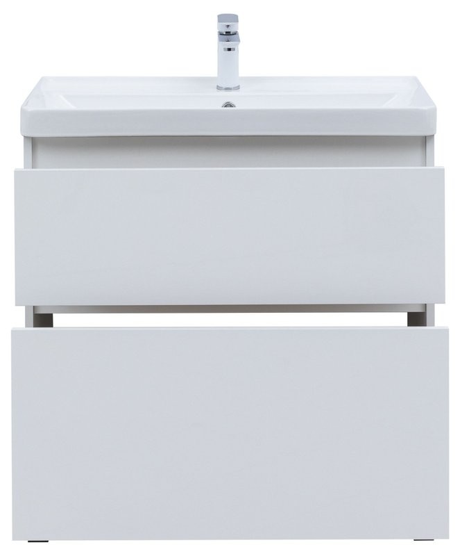 Тумба под раковину Aquanet Вега 80 794x460x790 напольная белый глянец