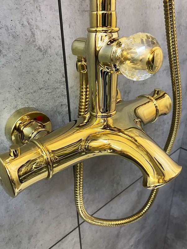 Душевая стойка AltroBagno Beatrice 030408 Or золото