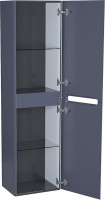 Шкаф пенал для ванной IDDIS Edifice 40 темно-серый