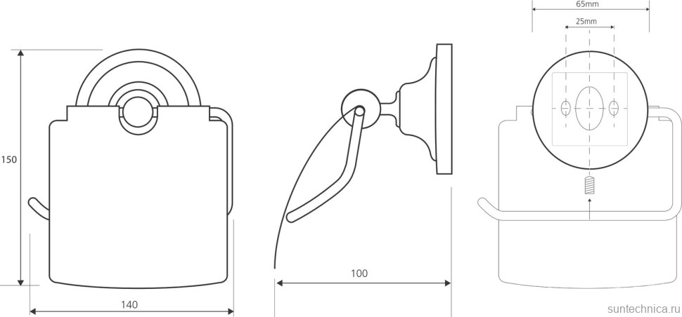 Набор Ершик Bemeta Retro 144113017 + Держатель 144112017