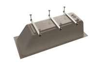 Акриловая ванна Radomir Дижон Ангосто 170x70 см, встраиваемая, белая, на ножках