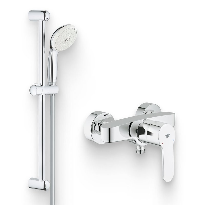 Душевой комплект Смеситель для душа Grohe Eurostyle Cosmopolitan 33590002 + Гарнитур Tempesta New 27644001