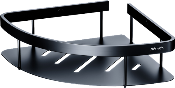 Полка AM.PM Sense L A7454122 угловая, черная