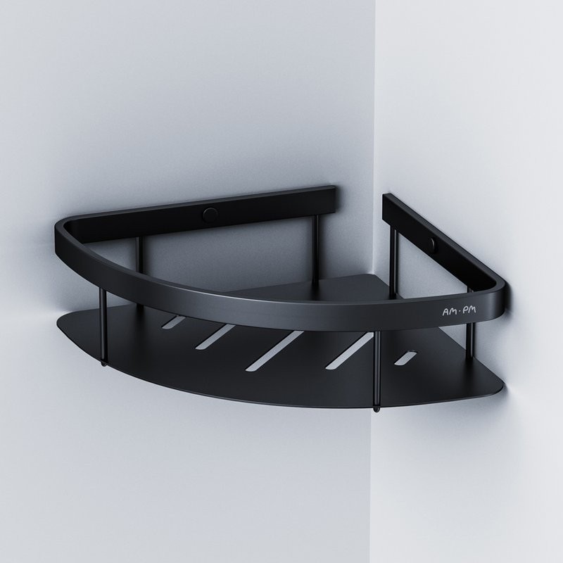 Полка AM.PM Sense L A7454122 угловая, черная