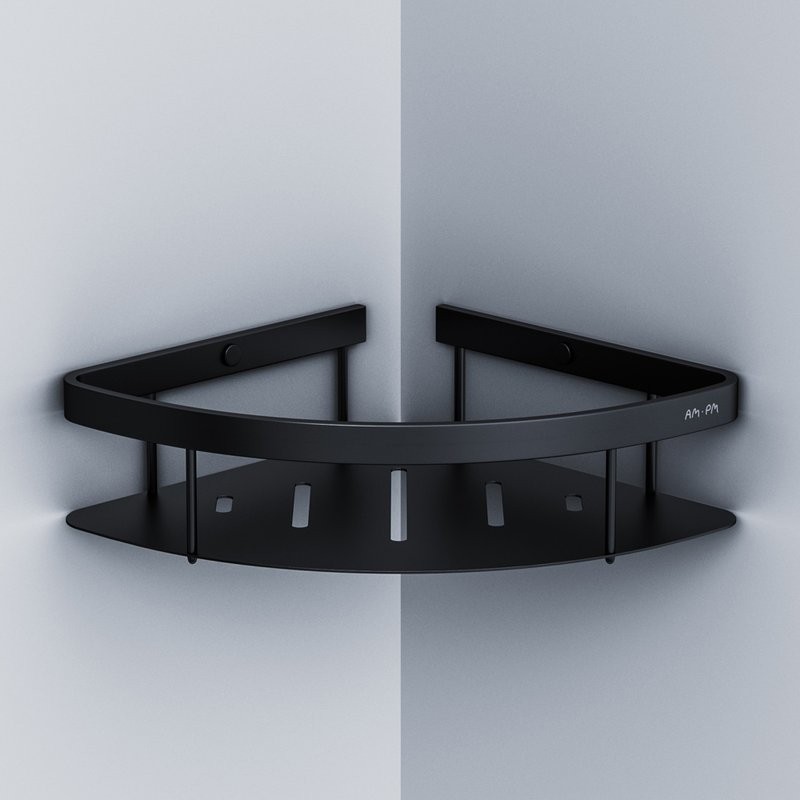 Полка AM.PM Sense L A7454122 угловая, черная