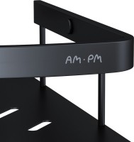 Полка AM.PM Sense L A7454122 угловая, черная Полка AM.PM Sense L A7454122 угловая, черная