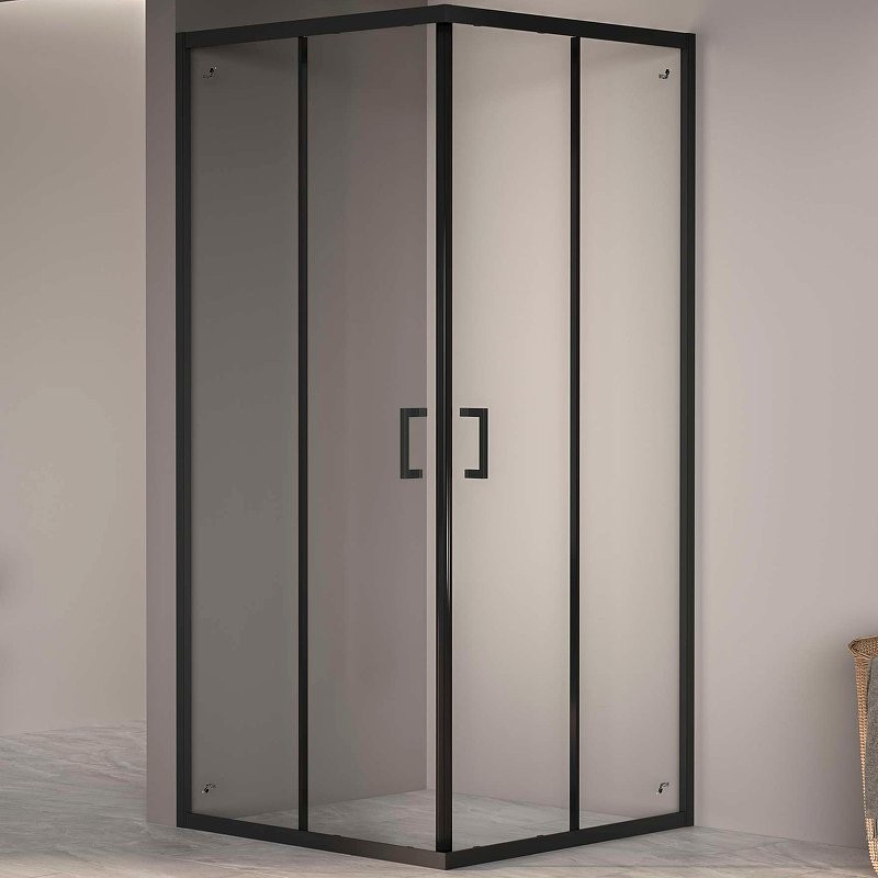 Душевой уголок RGW Passage PA-030B 800x800x1950, профиль черный