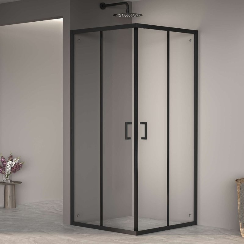 Душевой уголок RGW Passage PA-030B 800x800x1950, профиль черный