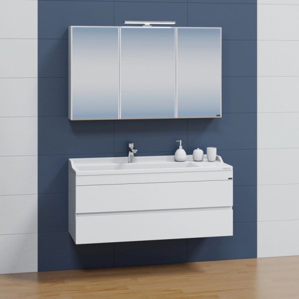 Мебель для ванной комнаты СаНта Марс 120 подвесная