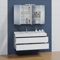 Мебель для ванной комнаты СаНта Марс 120 подвесная