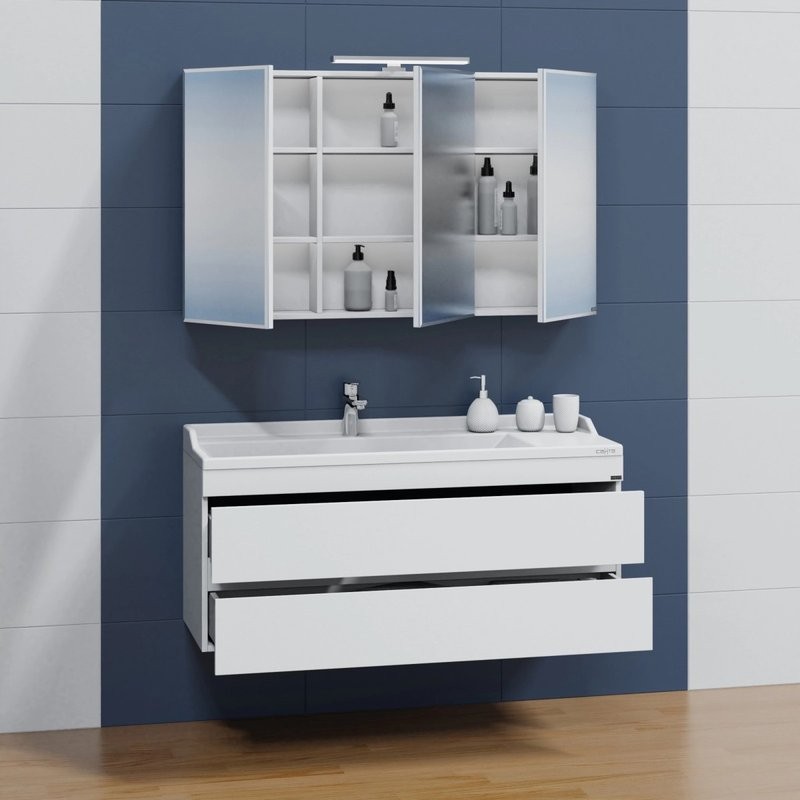 Мебель для ванной комнаты СаНта Марс 120 подвесная