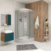 Душевая кабина Niagara Classic NG-33094-14RF 100х90 см, с гидромассажем и пультом управления