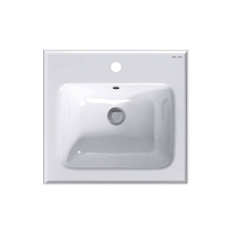 Тумба с раковиной AM.PM X-Joy 50 напольная, 2 ящика, белый глянец