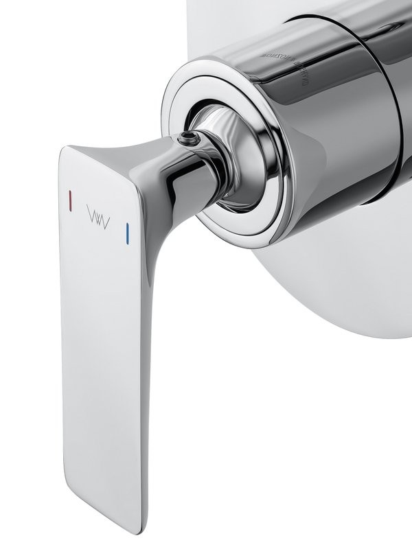 Встраиваемый смеситель для душа и ванны Wonzon & Woghand Shark WW-483700-CR хром