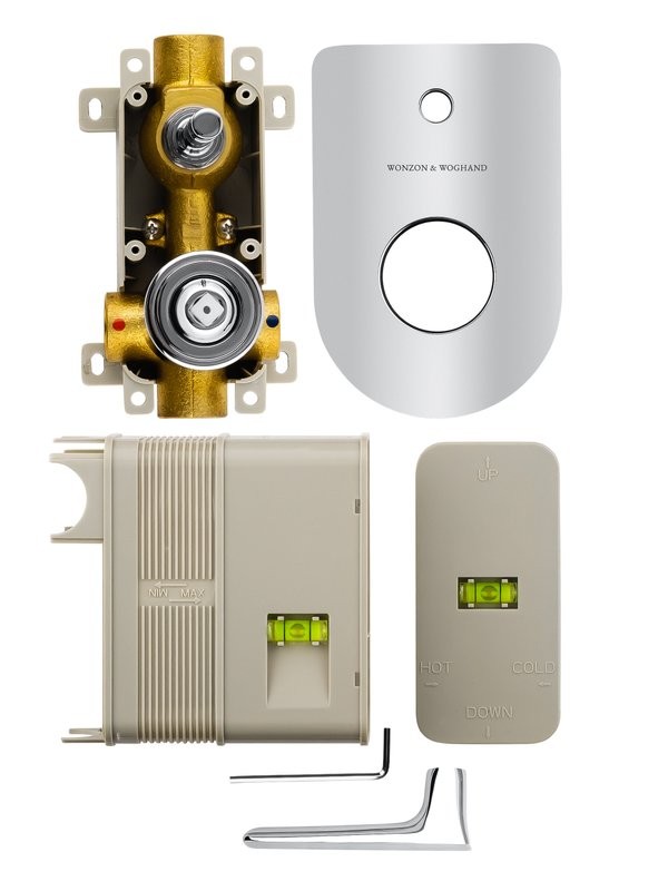 Встраиваемый смеситель для душа и ванны Wonzon & Woghand Shark WW-483700-CR хром