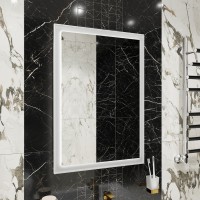 Мебель для ванной комнаты STWORKI Эстерсунд 60 белая матовая, роверелла с отверстием под смеситель в столешнице