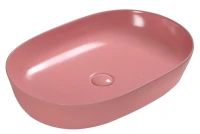 Накладная раковина SantiLine SL-1017P персиковая матовая Накладная раковина SantiLine SL-1017P персиковая матовая