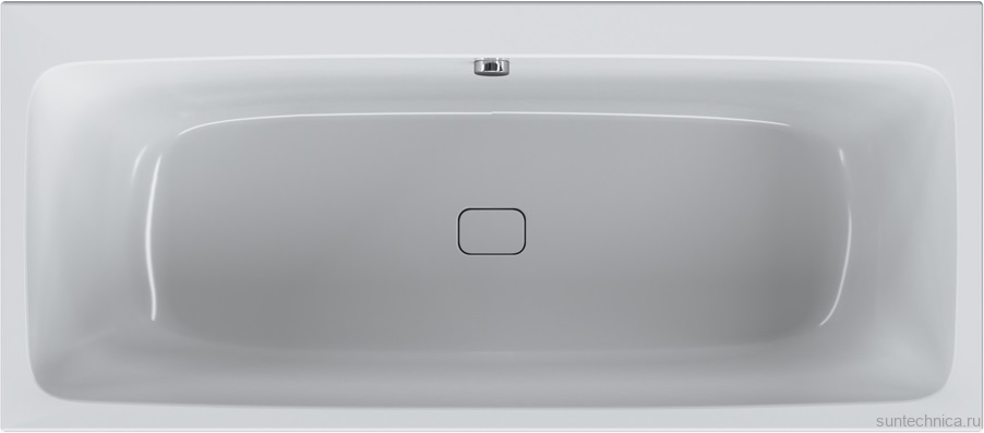 Акриловая ванна AM.PM Func 160x70 см, пристенная, белая, с каркасом