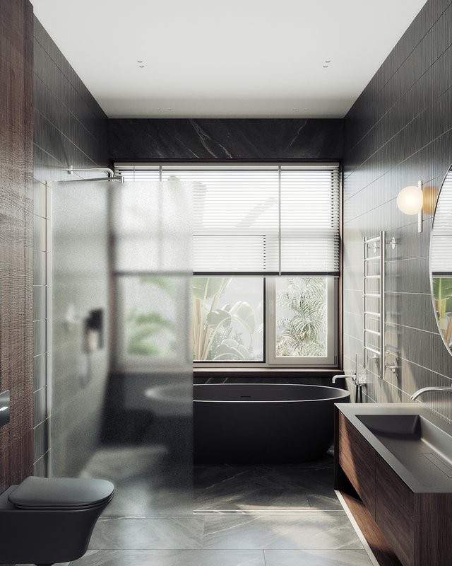 Душевая перегородка Maybahglass MGD-700-5ш 79 см, профиль хром матовый, стекло сатин