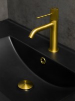 Смеситель для раковины AltroBagno Bilancia AltroBagnoBilancia0142BG матовое золото Смеситель для раковины AltroBagno Bilancia AltroBagnoBilancia0142BG матовое золото