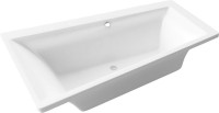 Акриловая ванна Excellent Sfera Slim L 170x100 см, угловая, левая, встраиваемая, белая, асимметричная, с каркасом