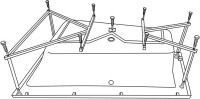 Акриловая ванна Excellent Sfera Slim L 170x100 см, угловая, левая, встраиваемая, белая, асимметричная, с каркасом