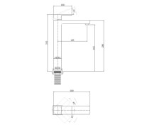 Смеситель для раковины Abber Daheim AF8211SP сатин Смеситель для раковины Abber Daheim AF8211SP сатин