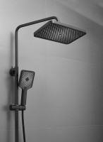 Душевая стойка BELZ B672 B24672-7 матовая черная