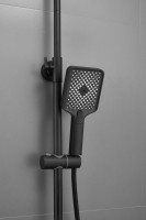 Душевая стойка BELZ B672 B24672-7 матовая черная