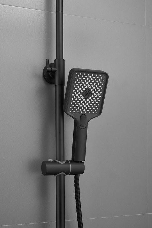 Душевая стойка BELZ B672 B24672-7 матовая черная