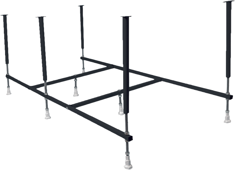 Акриловая ванна Marka One Aelita 170x90 см, пристенная, белая, с каркасом