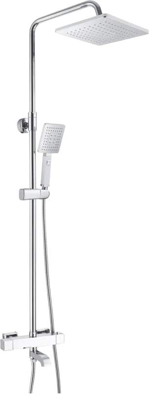 Душевая стойка Rose R3536 с термостатом, хром